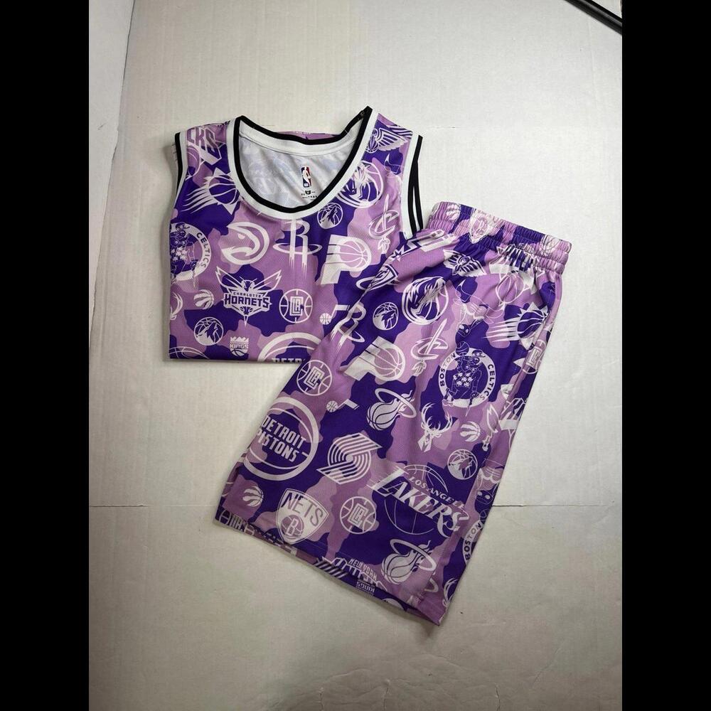 NBA Purple Basketball Teams Shorts & Top - Size XXL‎